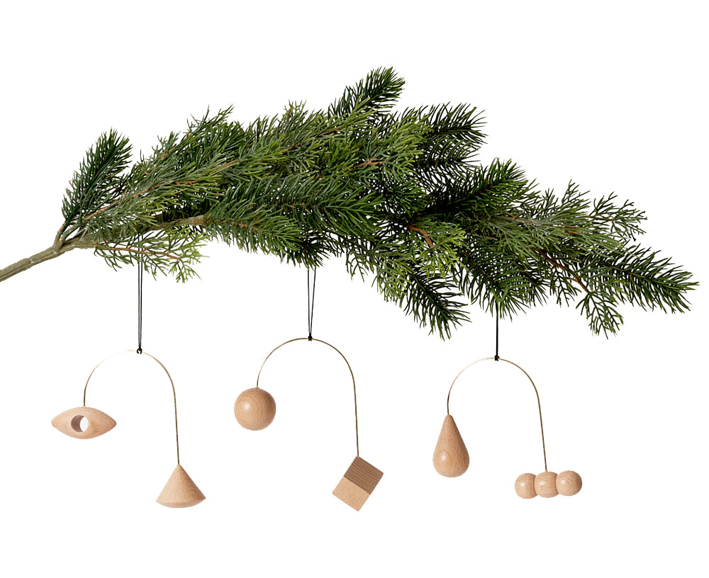 Ornament Set in Brass by Pat Kim for Areaware