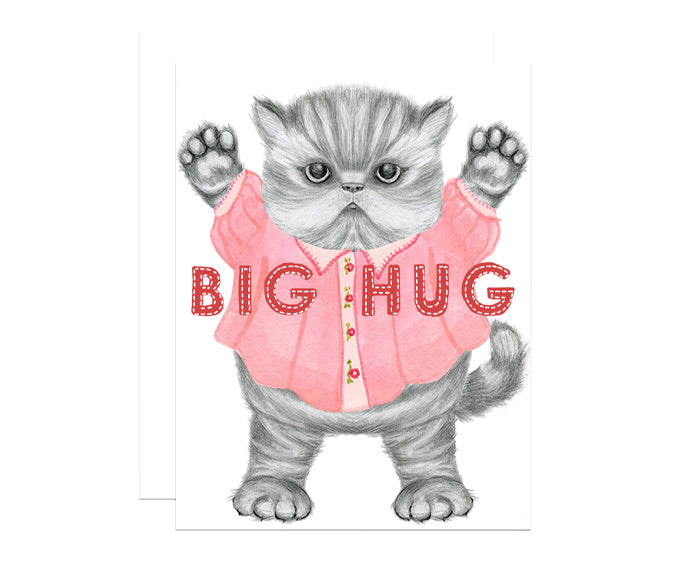 Big Hug Kitten Card by Dear Hancock