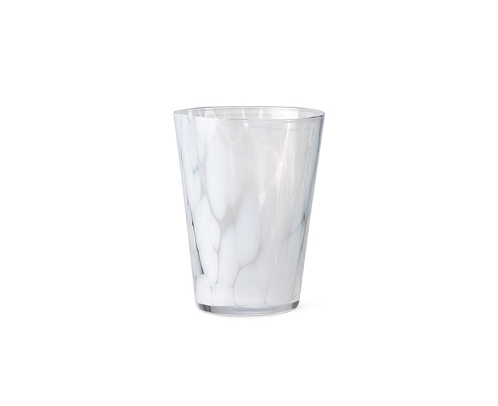 Casca Glass in White by Ferm Living