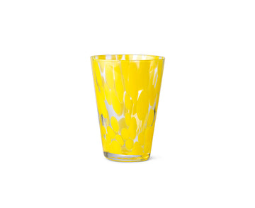Casca Glass in Yellow by Ferm Living