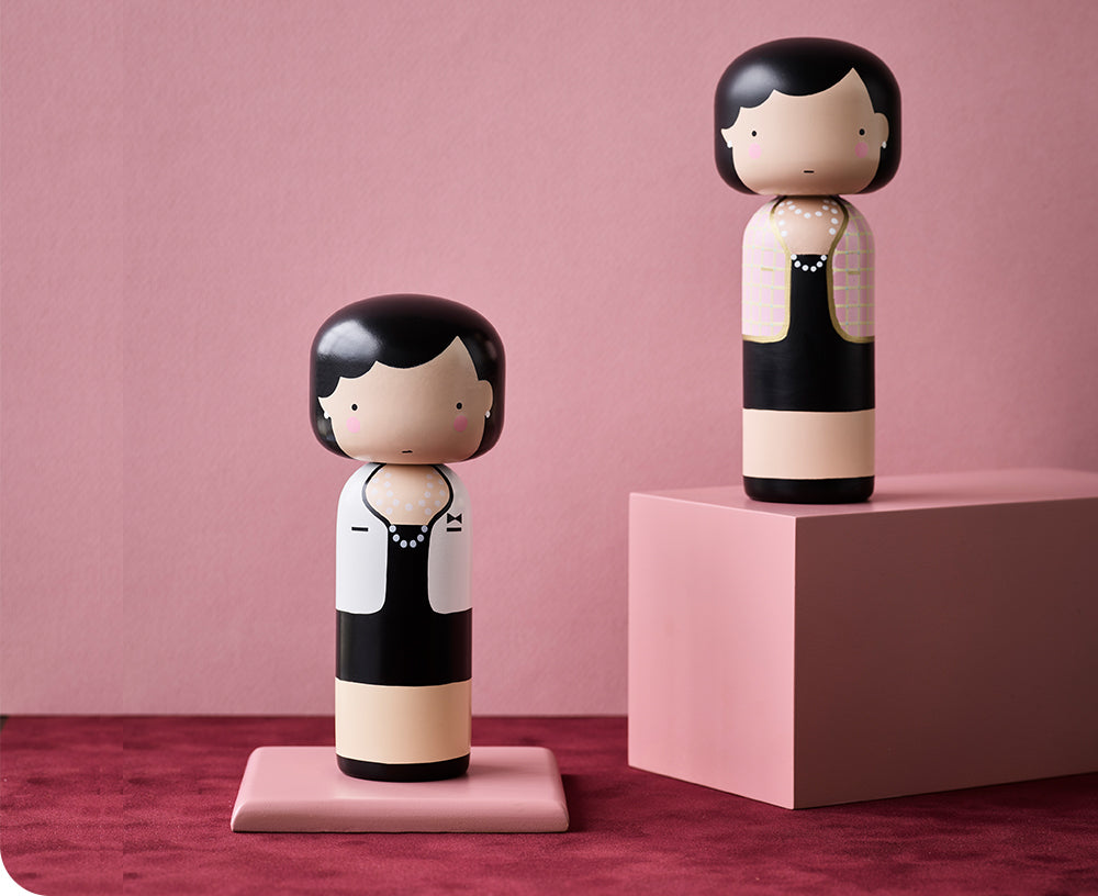 Coco in Pink Kokeshi Doll by Sketch.inc for Lucie Kaas