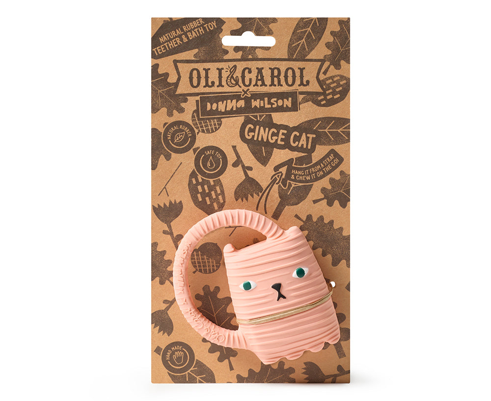 Ginge the Cat Chewable Toy by Donna Wilson X Oli &amp; Carol