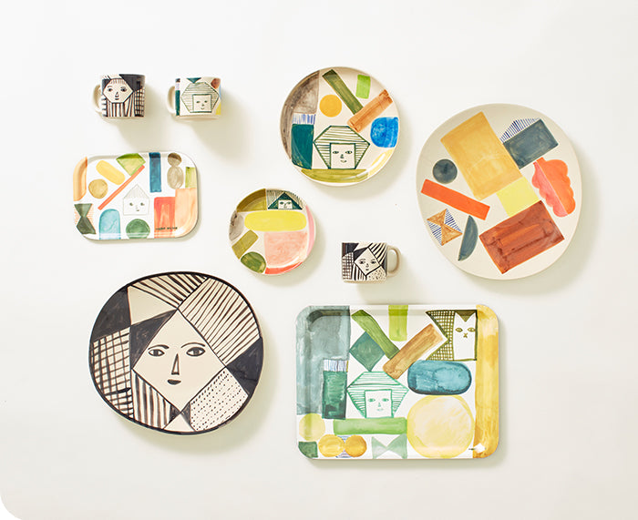 Kaleido Melamine Tray by Donna Wilson