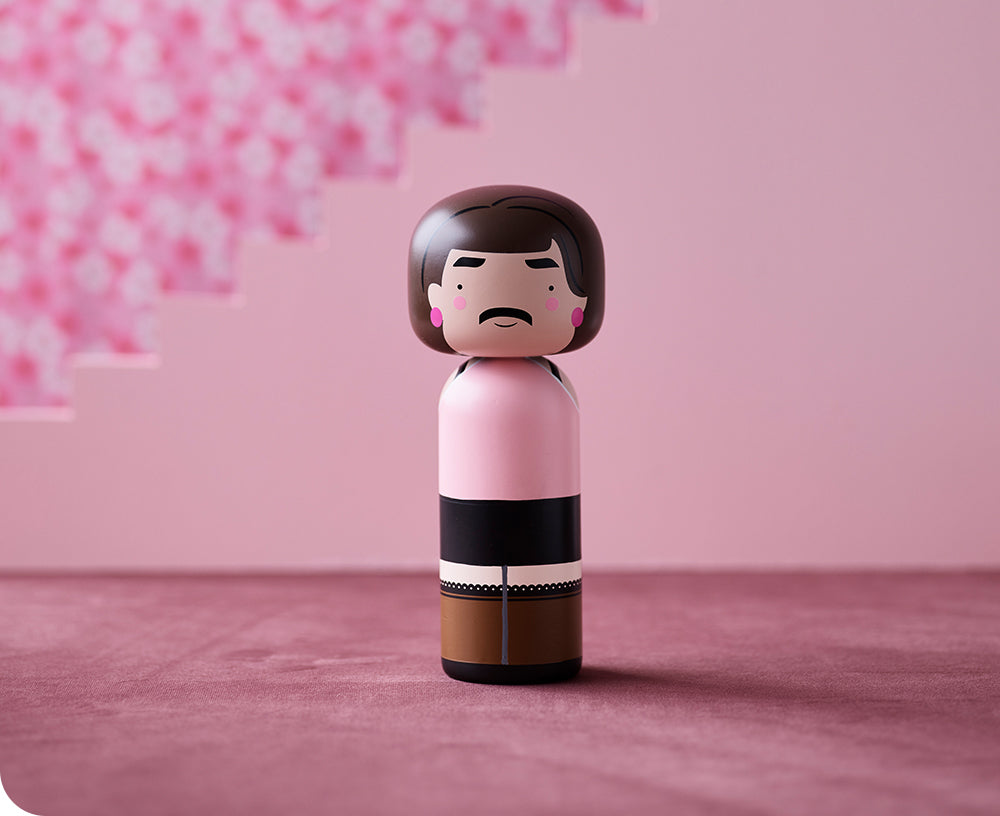 I Want to Break Free Freddie Kokeshi Doll by Sketch.inc for Lucie Kaas