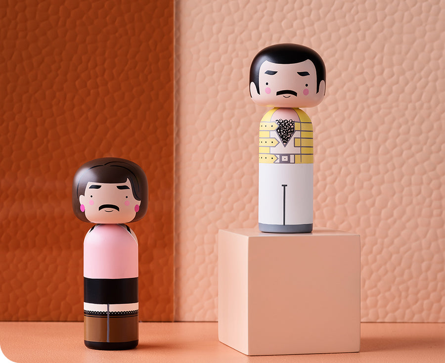 I Want to Break Free Freddie Kokeshi Doll by Sketch.inc for Lucie Kaas