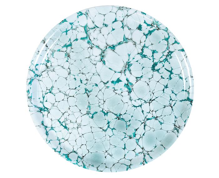 Marble Mint Round Tray by Studio Formata
