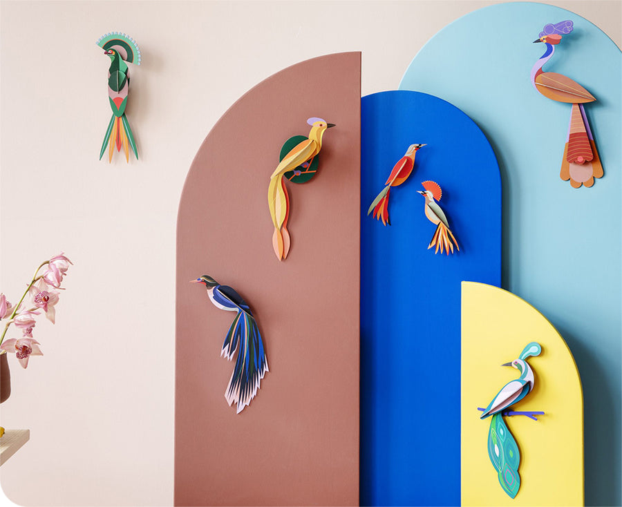 Paradise Bird Wall Sculpture - Savu - by Studio Roof
