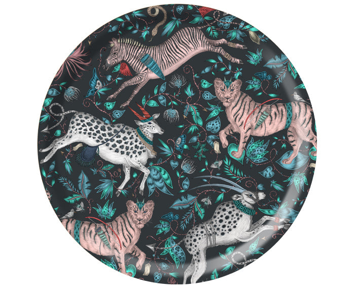 Protea Round Tray by Jamida