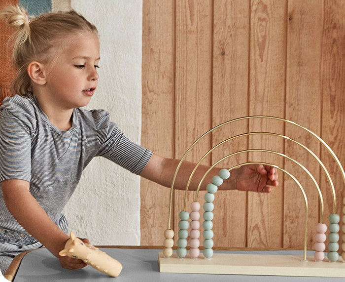 Rainbow Pastel Abacus by Oyoy Living Design