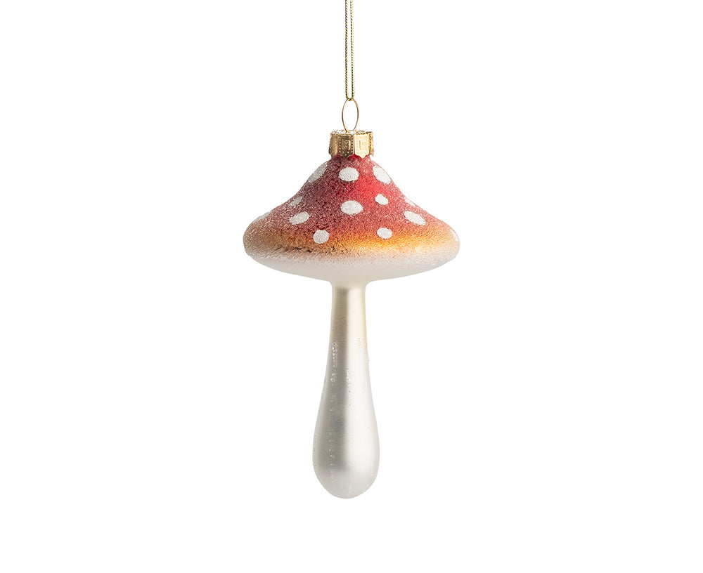 Mushroom Ornament - Red - by &amp;Klevering