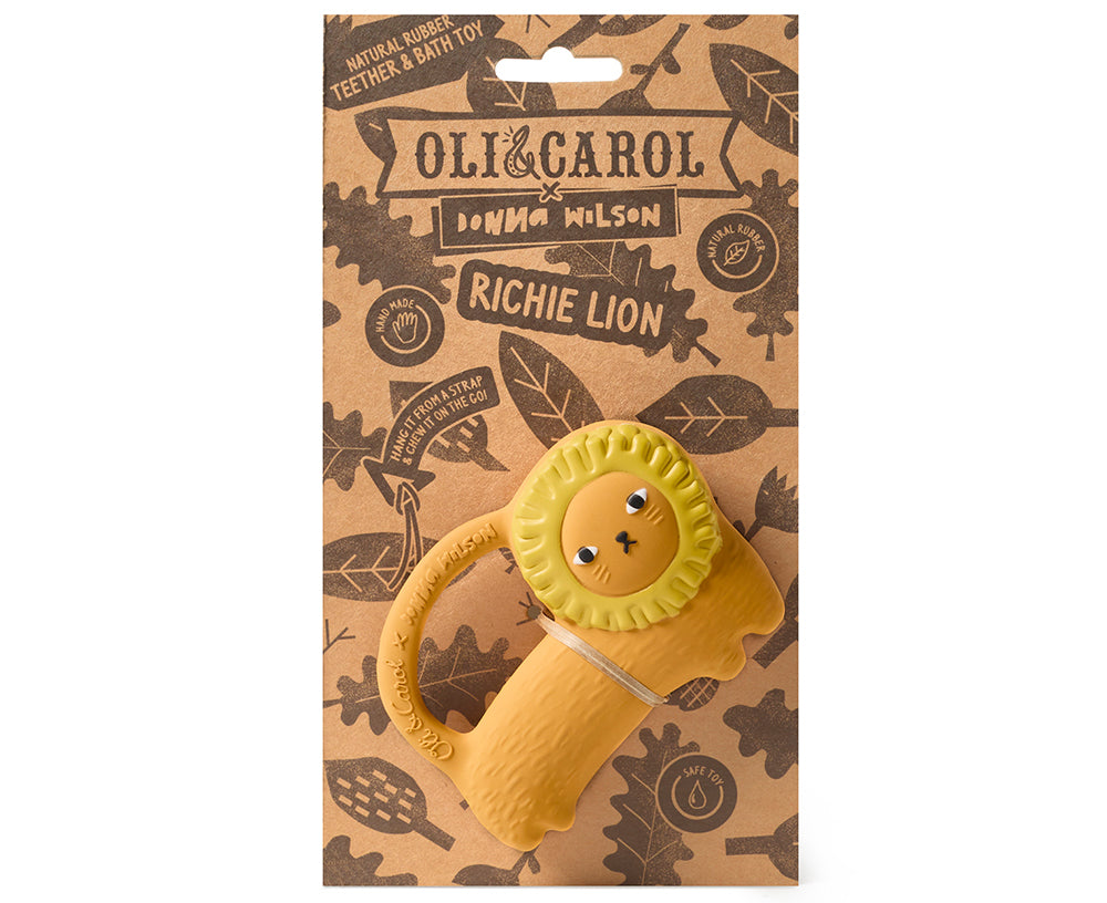 Oli and Carol, Natural Rubber Teething Toys