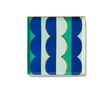 Riviera Arch Hold-All Tray in Blue and Green by Octaevo