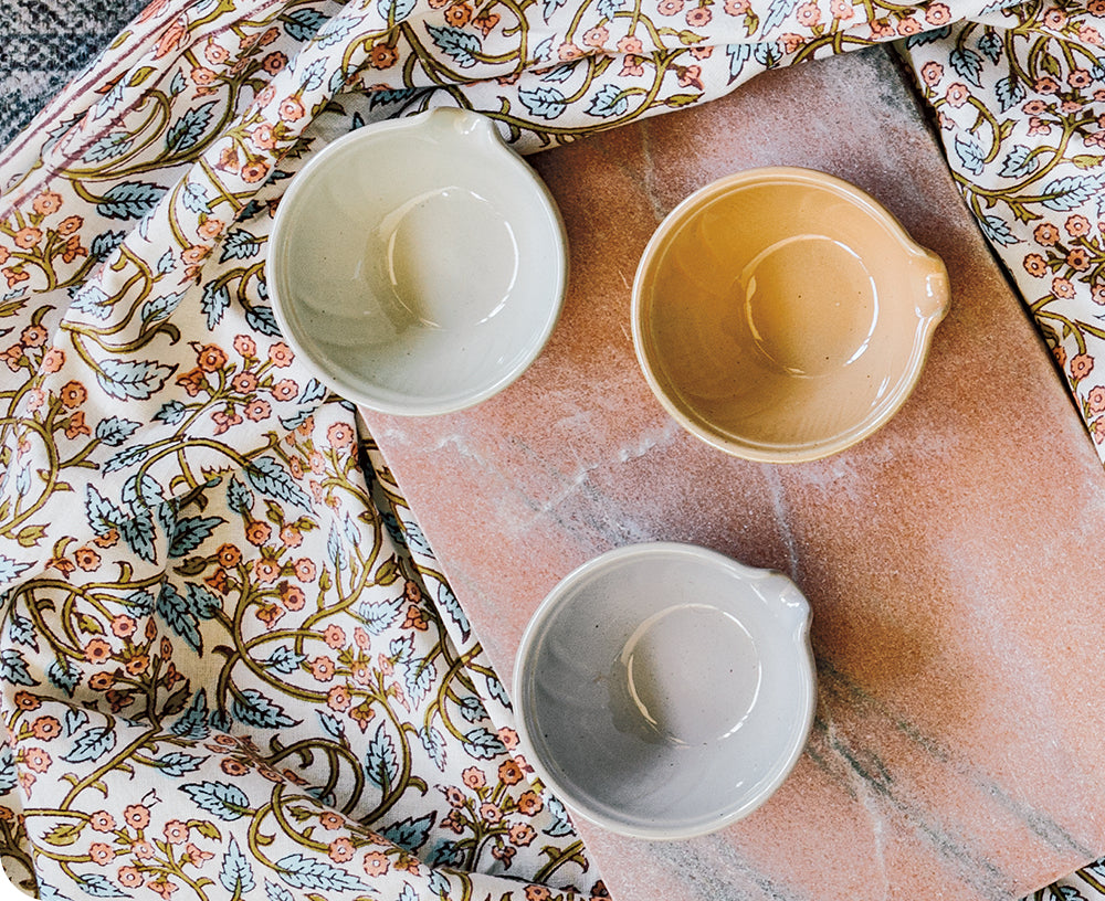 Mini Spout Bowls by Danica Heirloom