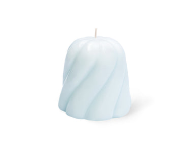 Templo Candle Sculpture in Pale Blue by Octaevo