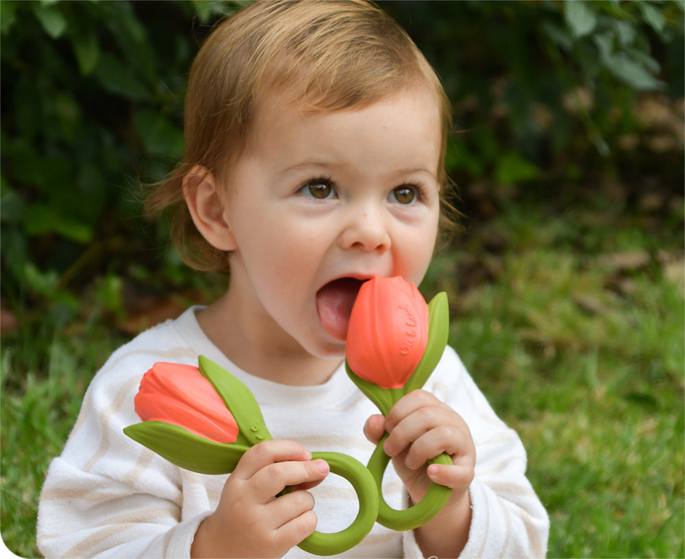 Theo Tulip Chewable Toy by Oli &amp; Carol